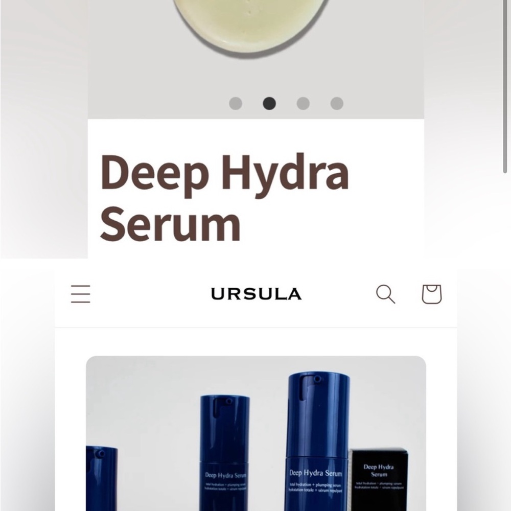 Ursula Deep Hydra & Plumbing Serum 30ml 1fl oz - Picture 7 of 10